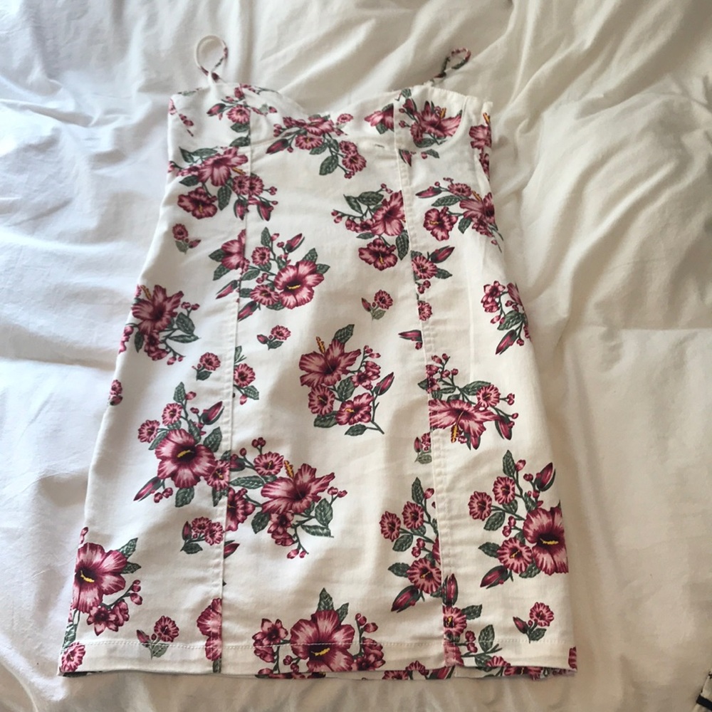 H&M tropical floral dress
